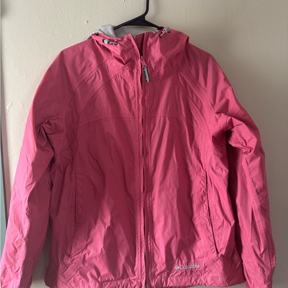 Columbia Coral Pink Hooded Jacket